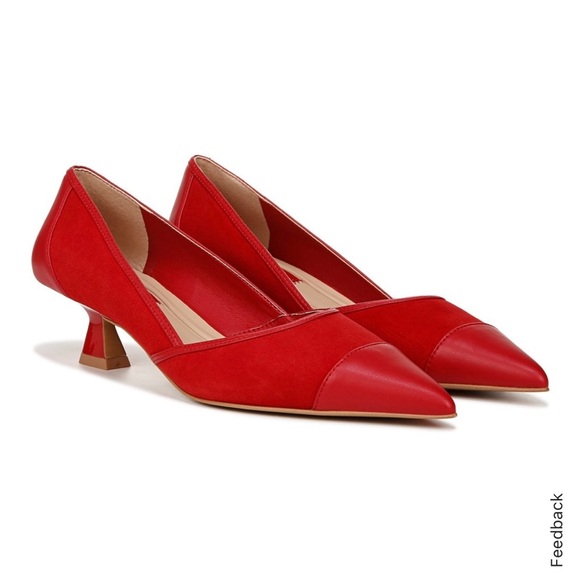 Pointed Toe Red Flats - Picture 5 of 9